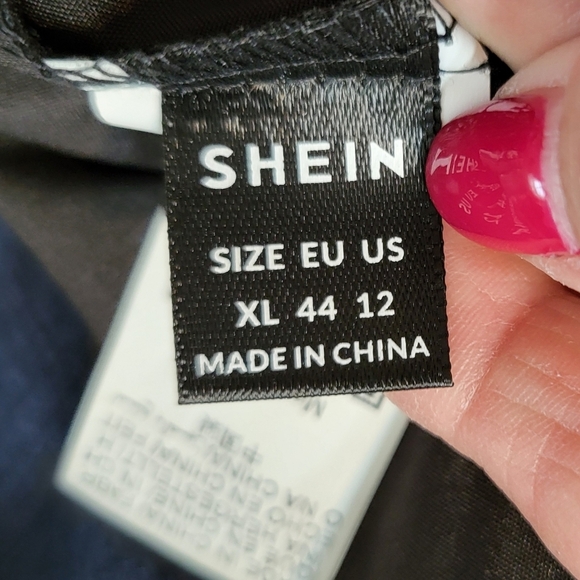 SHEIN NWOT Silver Spaghetti Strap Mini Sundress XL - Picture 2 of 11